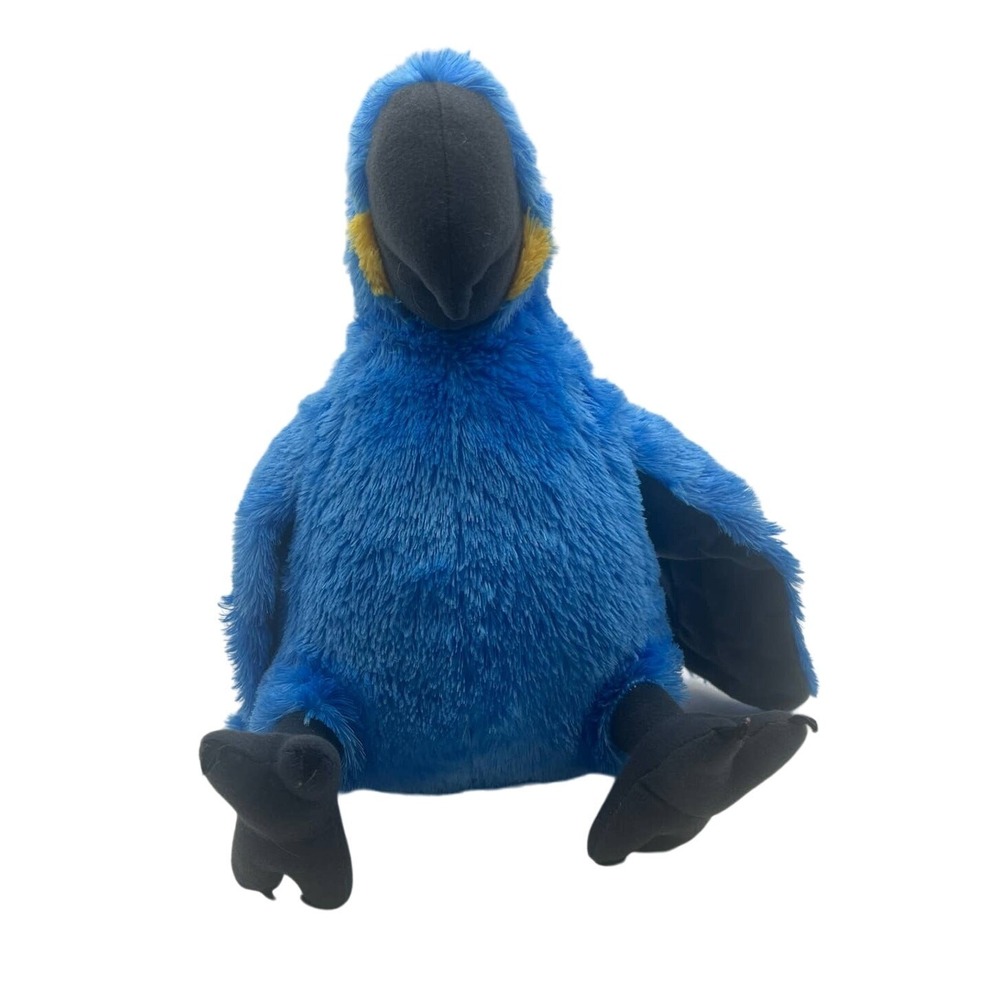 Toys R Us Blue Hyacinth Macaw Parrot Plush Stuffed Animal Bird 2014 Exclusive